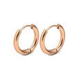 Hip Hop Stainless Steel Earrings  Gold Silver Rose Gold Black  Earrings Stainless Steel Cadenas Jewelry For Women